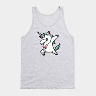 Dabbing Unicorn Tank Top